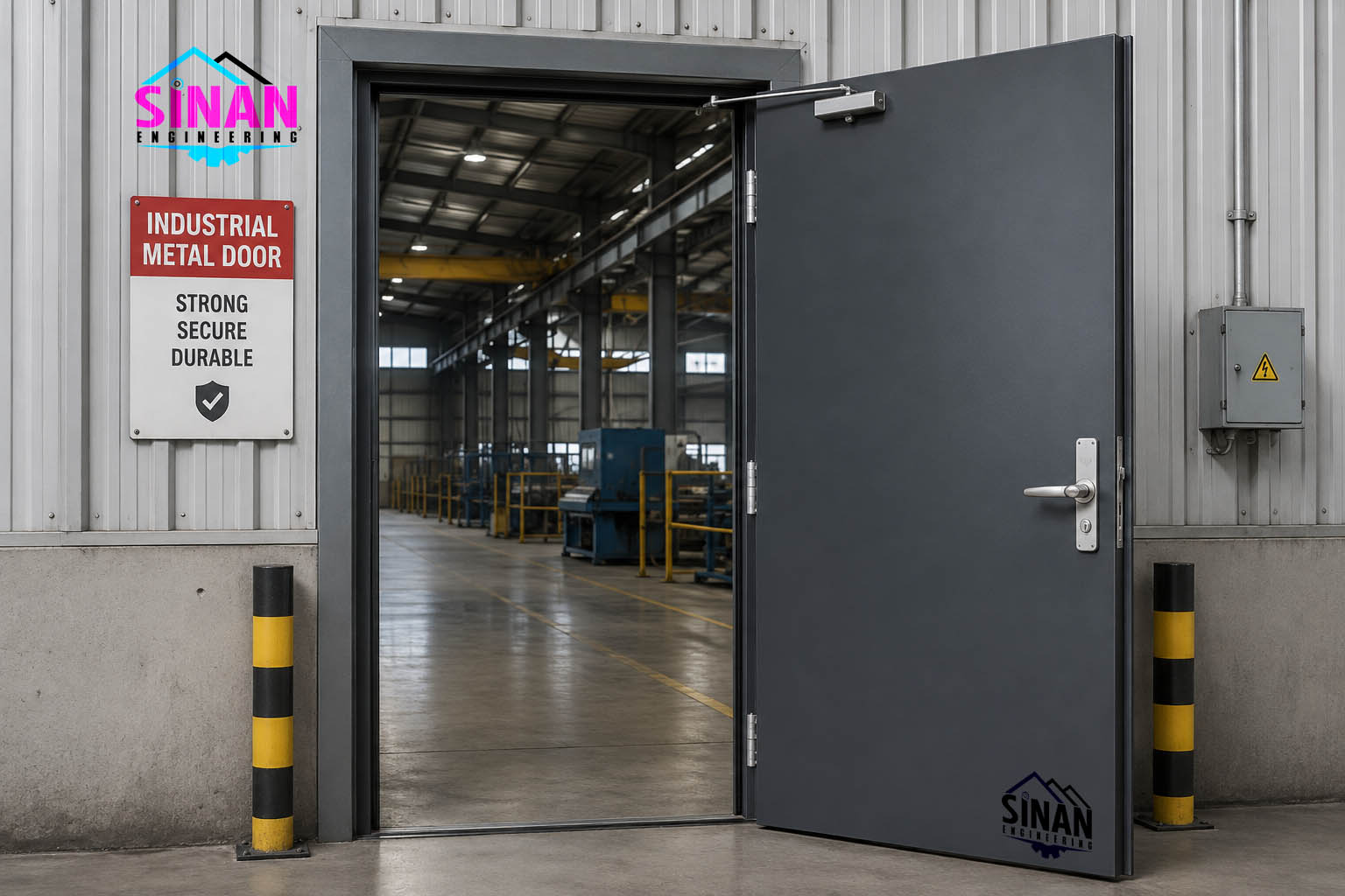 Industrial Metal Door